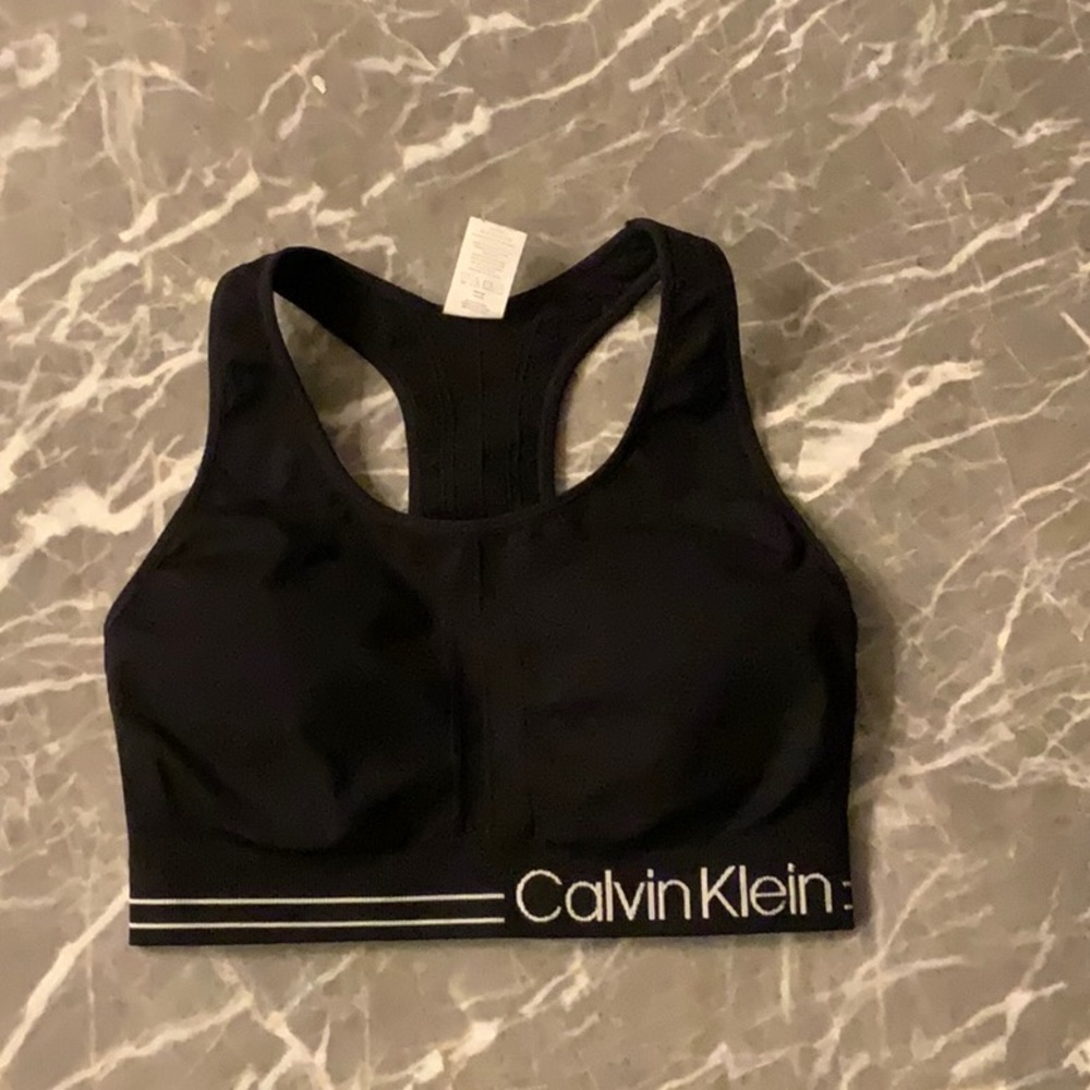 Black Padded sports bra